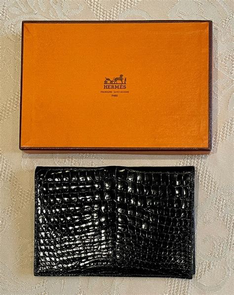 hermes crocodile wallet ebay|hermes crocodile wallet price.